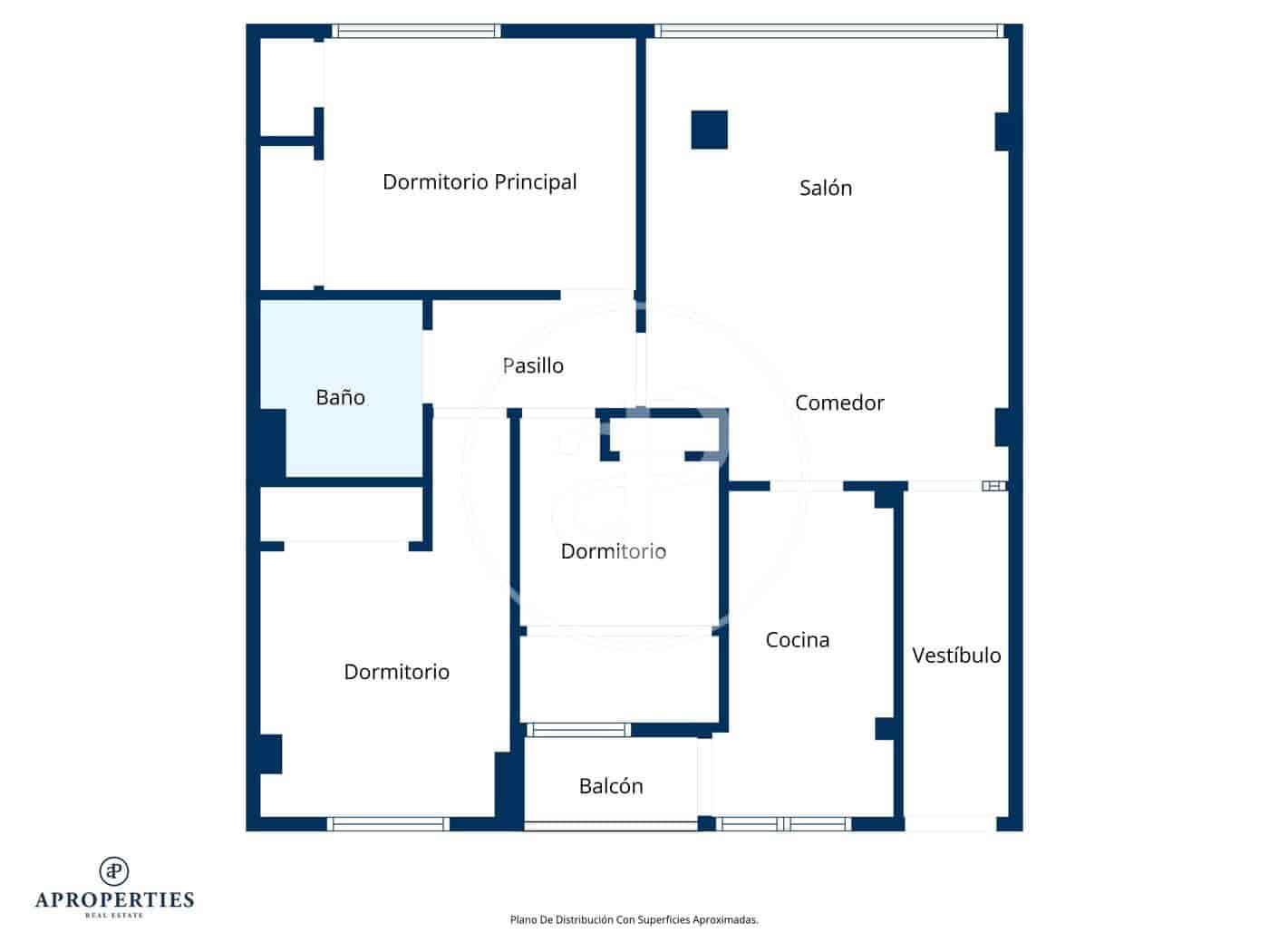 3 camera da letto Appartamento in vendita in Valencia citta - 350.000 € (Rif: 9843470)