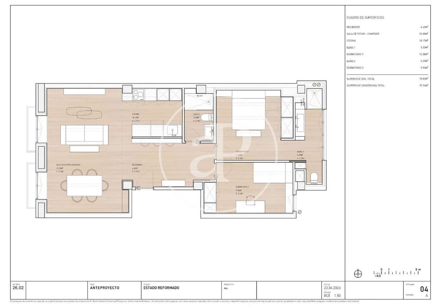 2 camera da letto Appartamento in vendita in Valencia citta - 449.000 € (Rif: 9849462)
