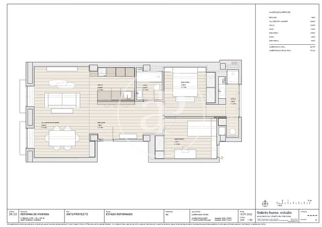 2 chambre Appartement à vendre à La Roqueta, Valence ville - 449 000 € (Ref: 9849462)
