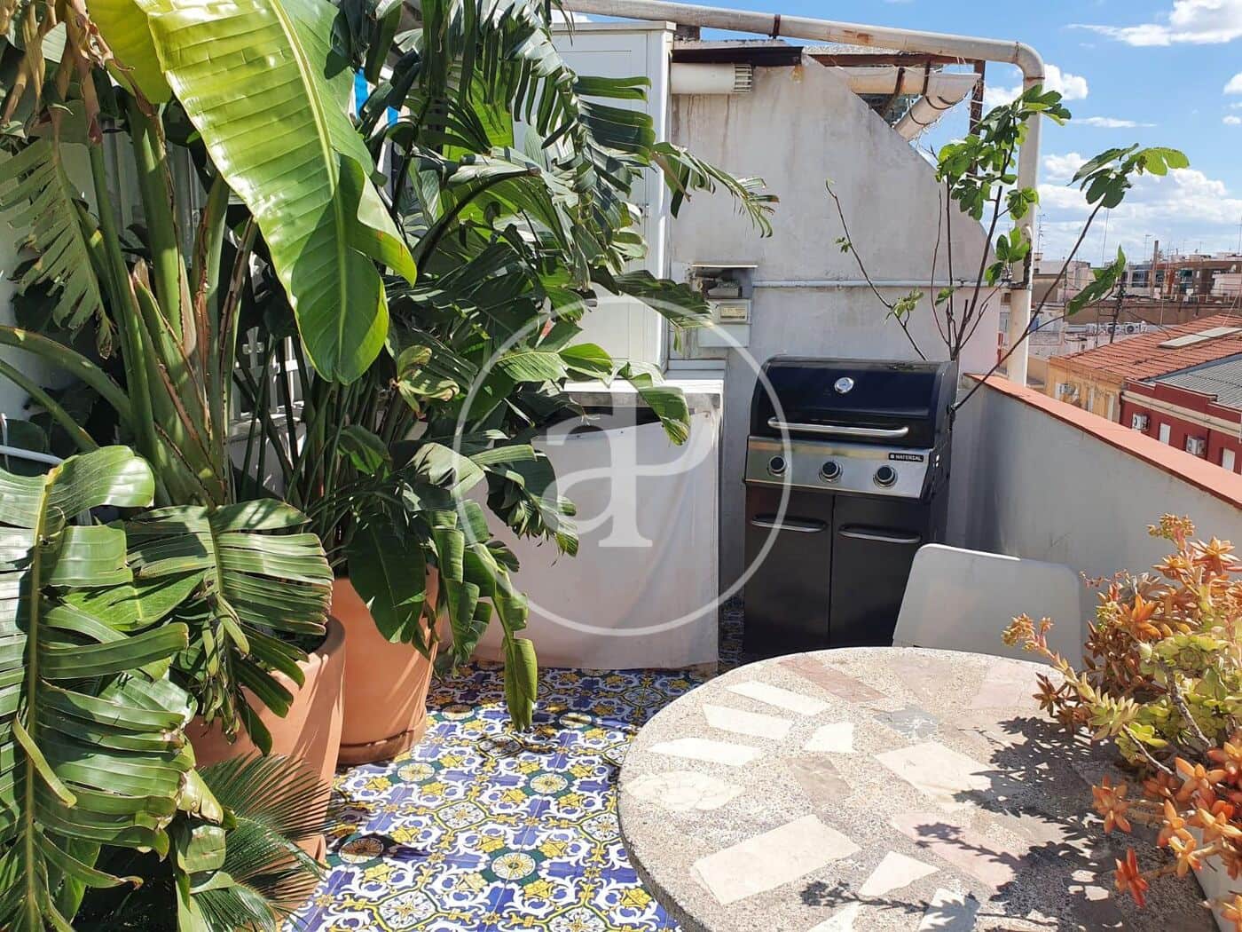 2 sovrum Takvåning att hyra i Valencia stad med garage - 1 750 € (Ref: 9851861)
