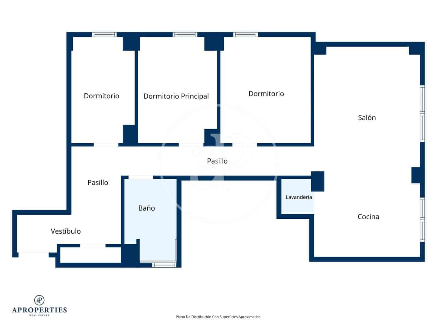 3 bedroom Apartment for rent in Valencia city - € 1,700 (Ref: 9855548)