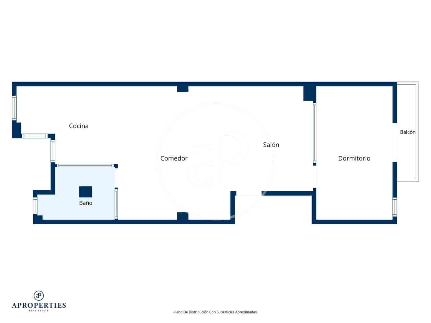 1 quarto Apartamento para venda em Valencia cidade - 360 000 € (Ref: 9855553)