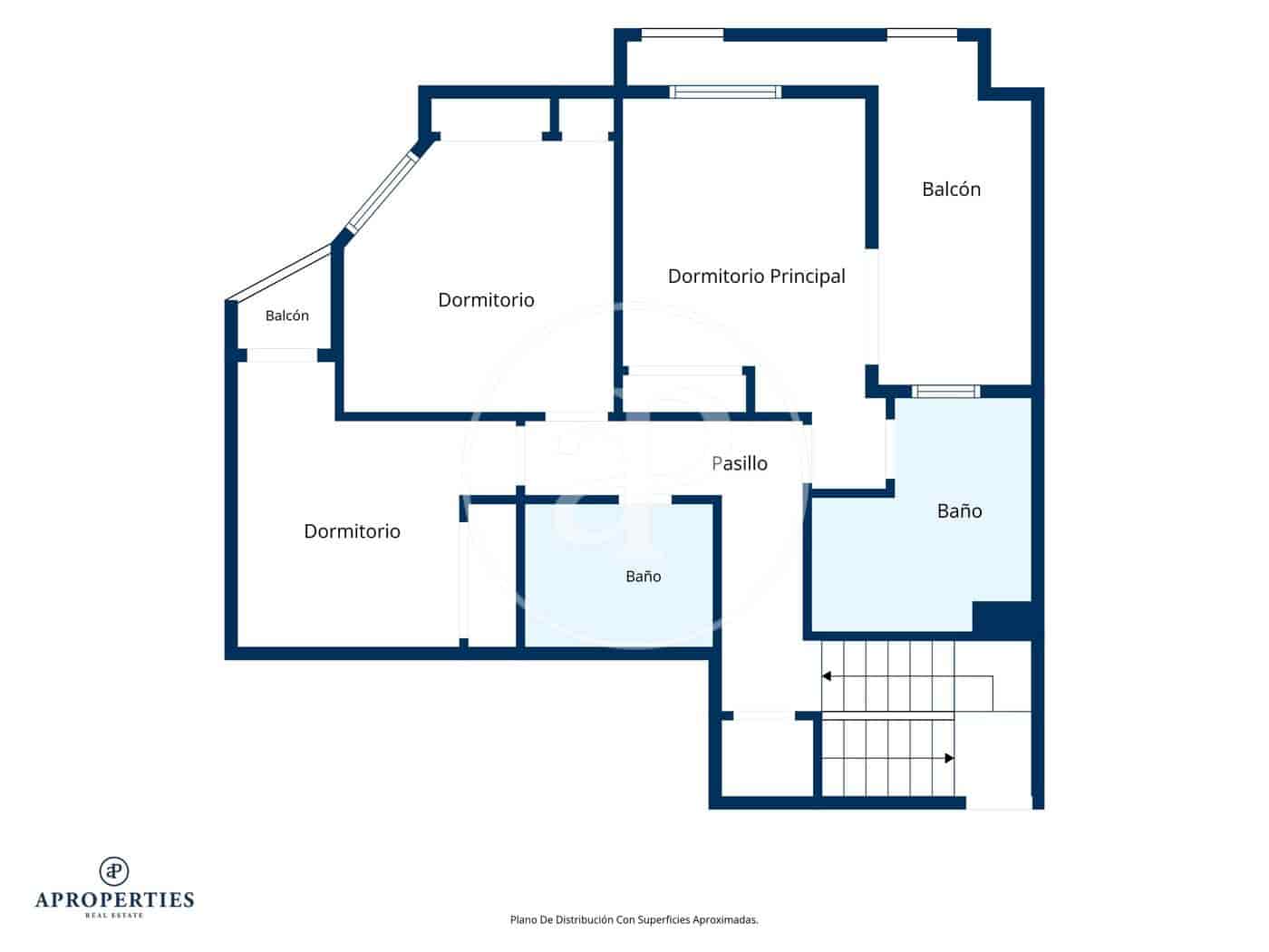 3 bedroom Penthouse for rent in Valencia city with garage - € 2,200 (Ref: 9868670)