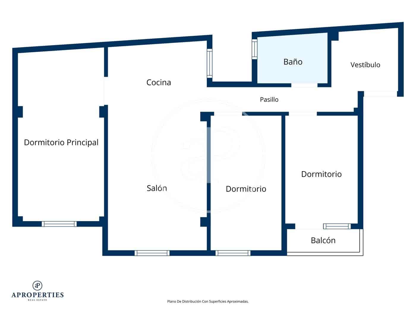 3 bedroom Apartment for rent in Valencia city - € 1,400 (Ref: 9868674)
