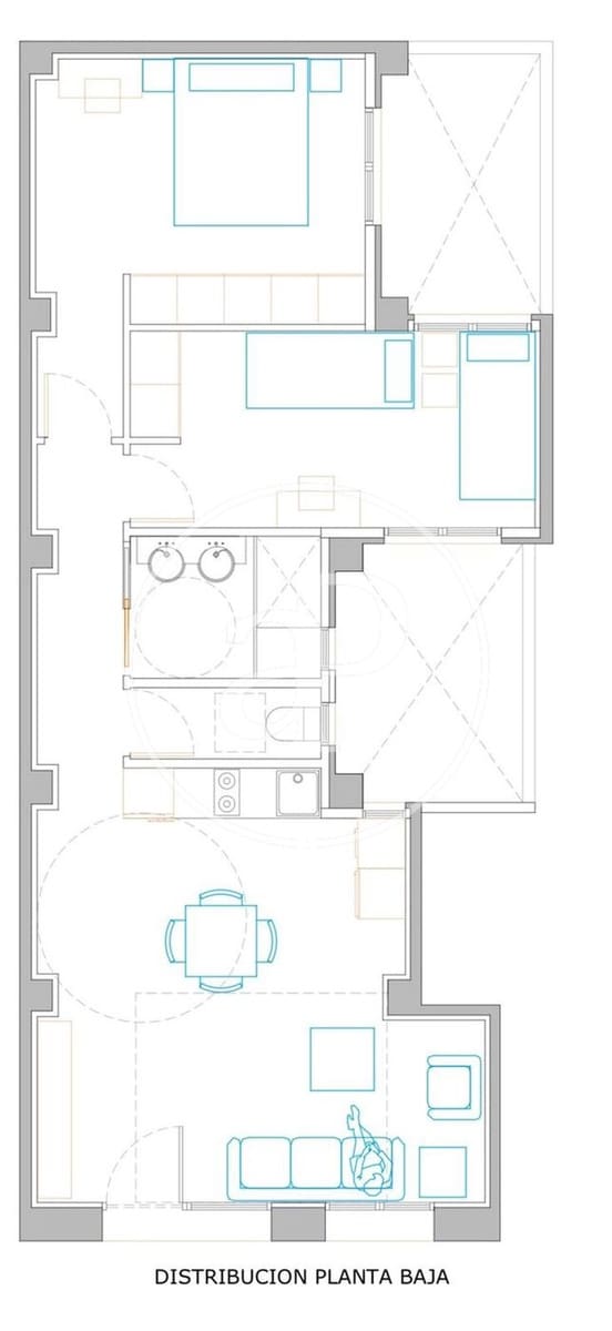 Appartement de 2 chambres à louer à Valence ville - 2 000 € (Ref: 9878965)