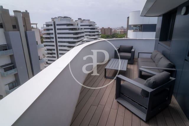 3 slaapkamer Appartement te huur in Ciutat de les Arts i de les Ciencies, Valencia stad met zwembad garage - € 3.500 (Ref: 9890471)