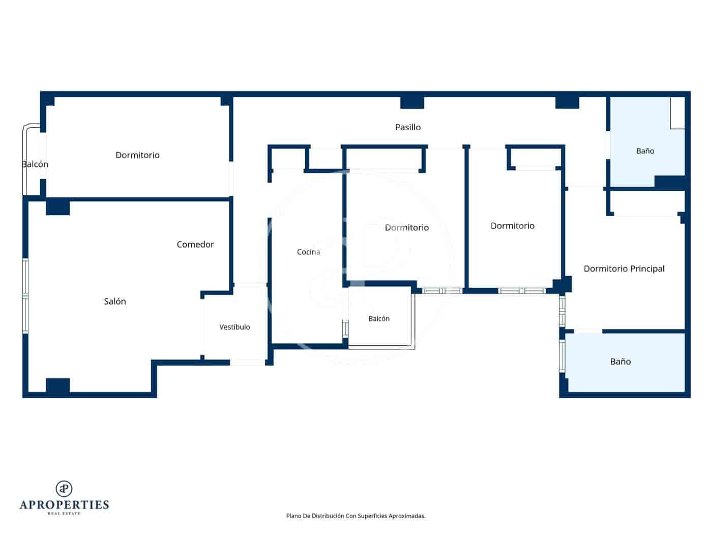 3 sovrum Lägenhet att hyra i Valencia stad - 1 600 € (Ref: 9915903)