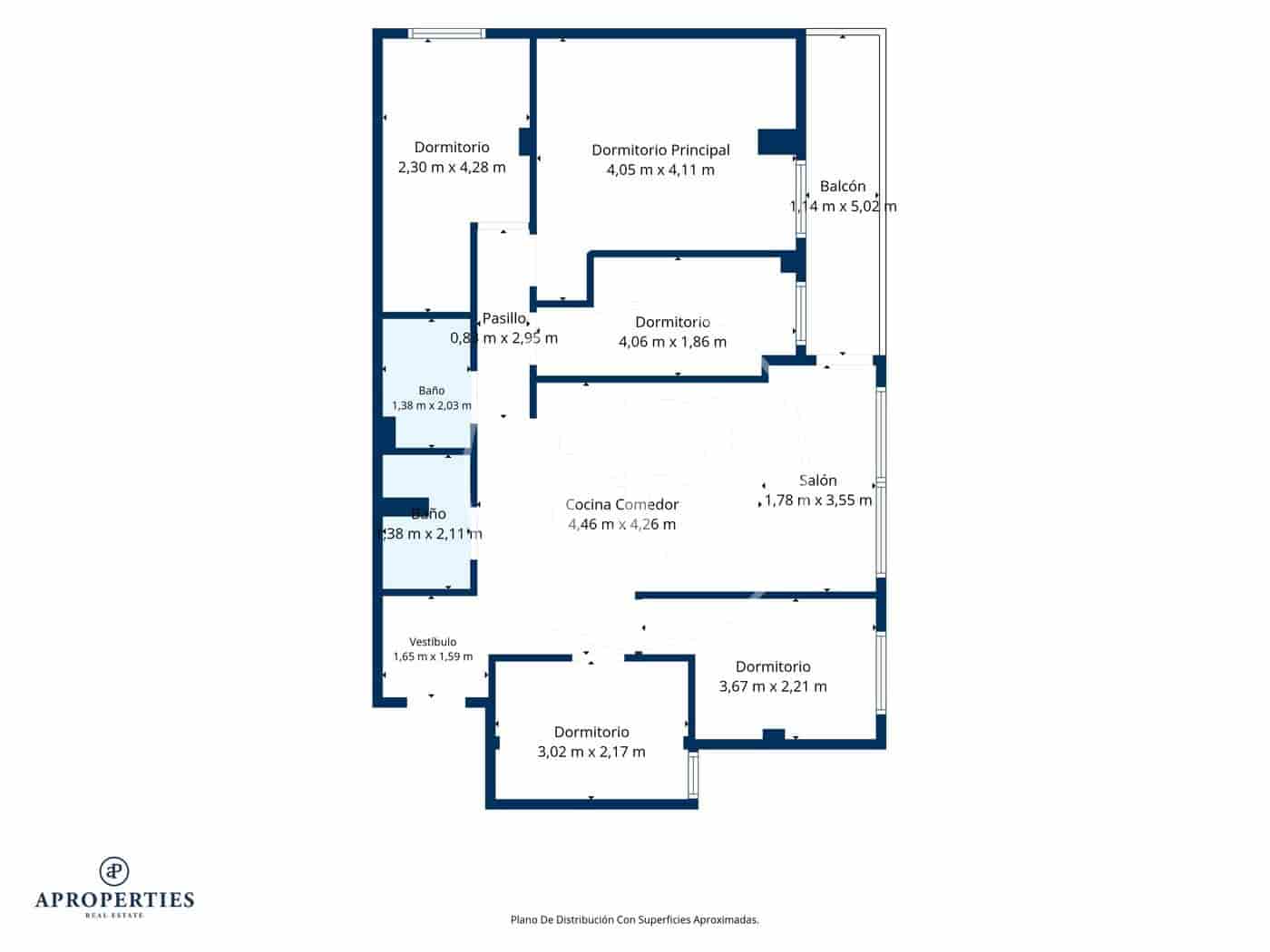 5 camera da letto Appartamento da affittare in Valencia citta - 2.000 € (Rif: 9945789)