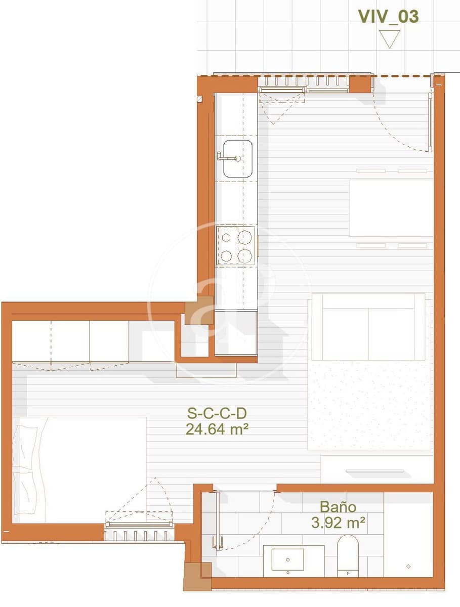 1 soveværelse Lejlighed til salg i Valencia by - € 357.000 (Ref: 9949866)