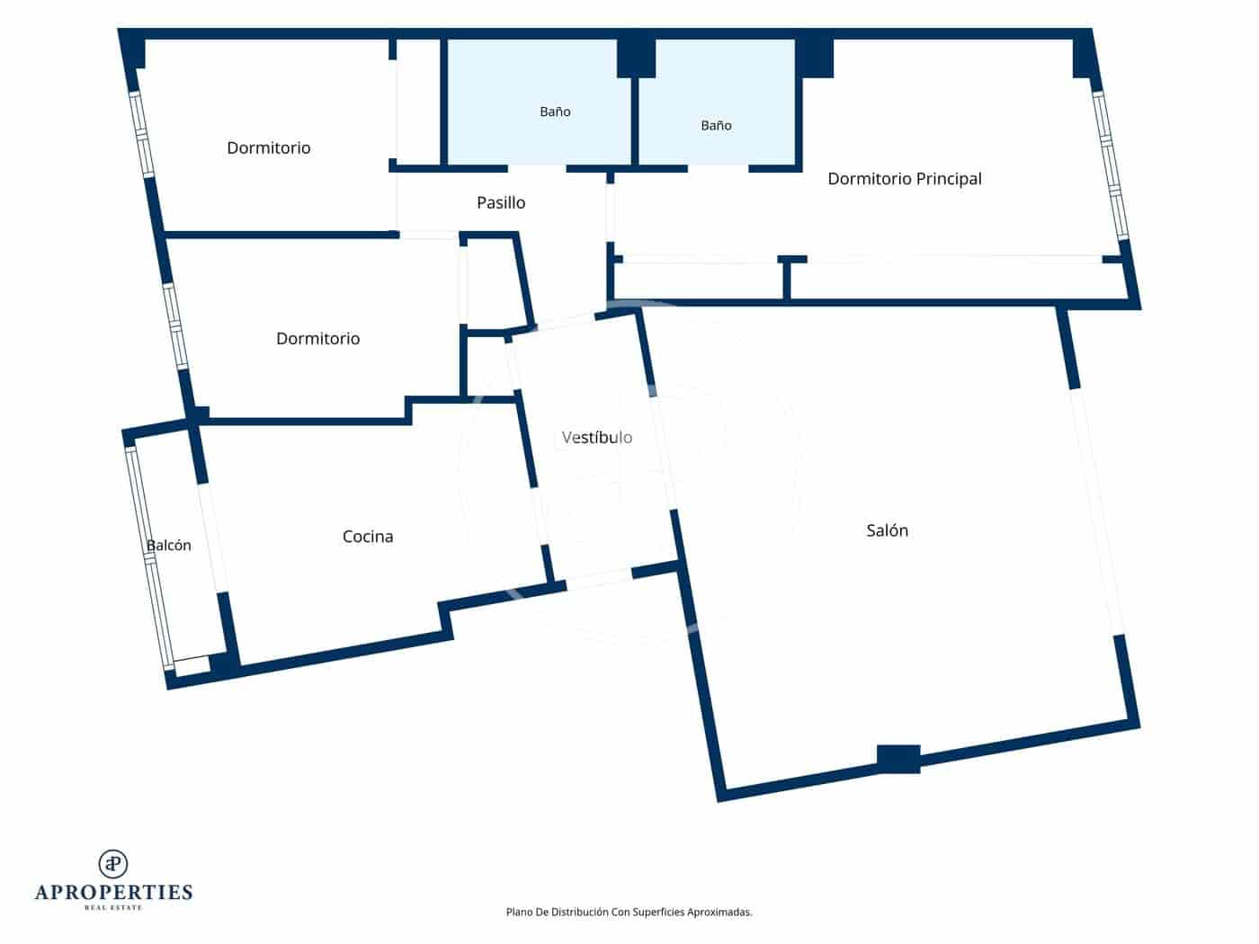 3 bedroom Apartment for rent in Valencia city with garage - € 2,300 (Ref: 9959840)