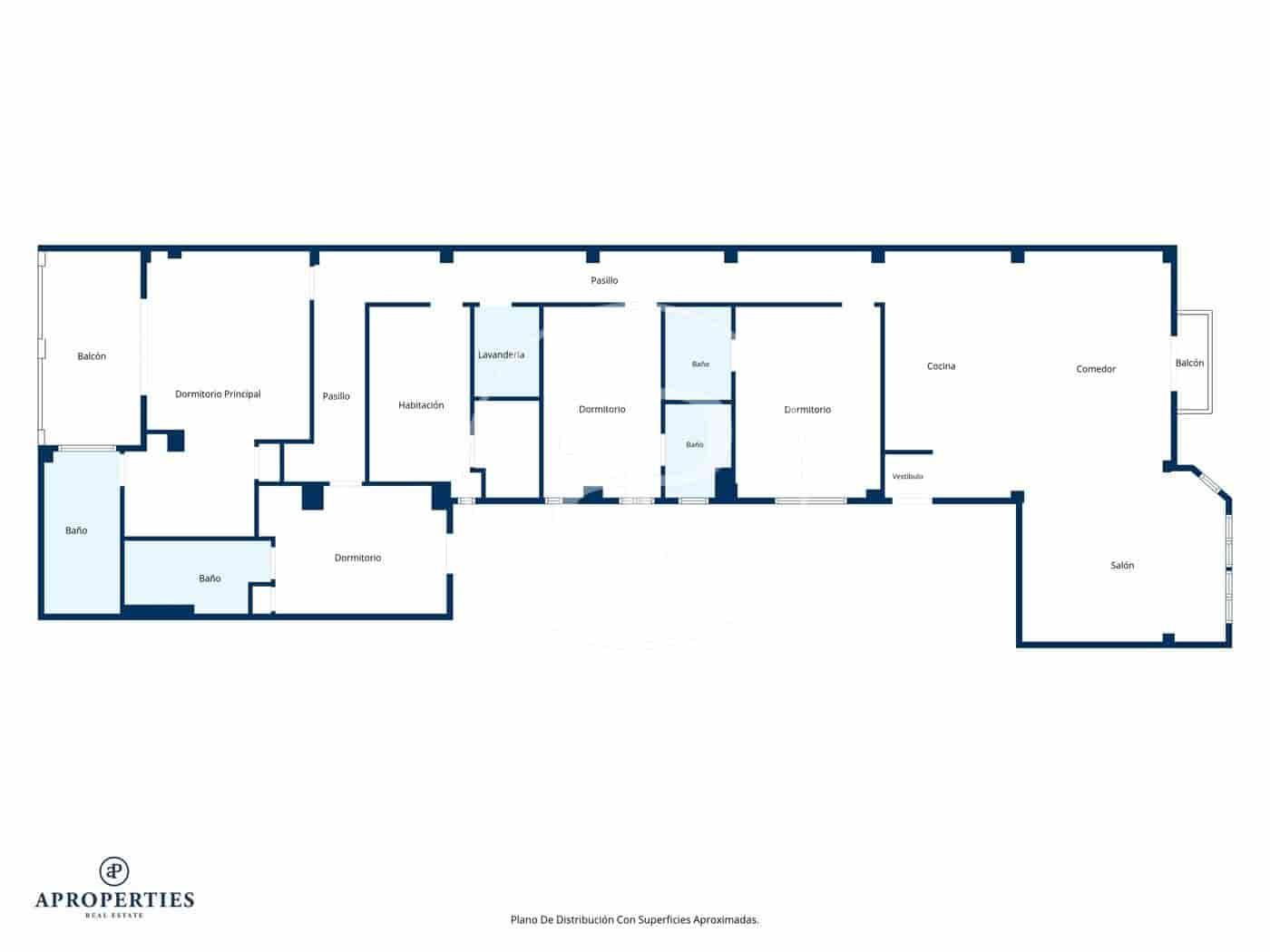 4 sovrum Lägenhet att hyra i Valencia stad - 4 500 € (Ref: 9970707)