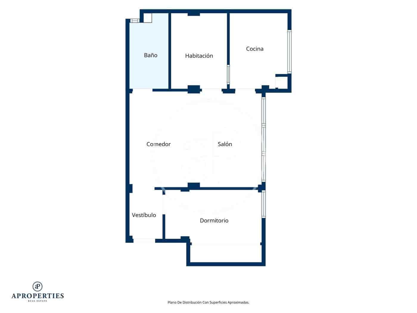 Apartment for rent in Valencia city - € 1,200 (Ref: 9977400)