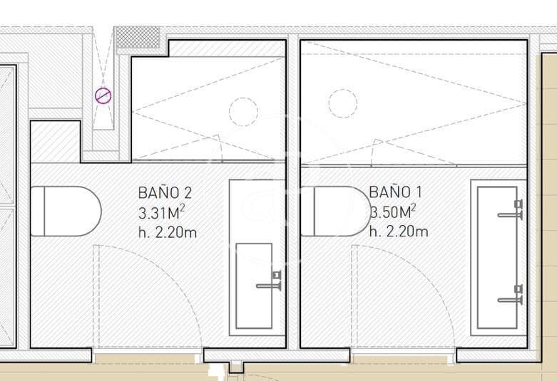 2 makuuhuone Huoneisto myytävänä paikassa Valencia kaupunki - 410 000 € (Ref: 9997188)