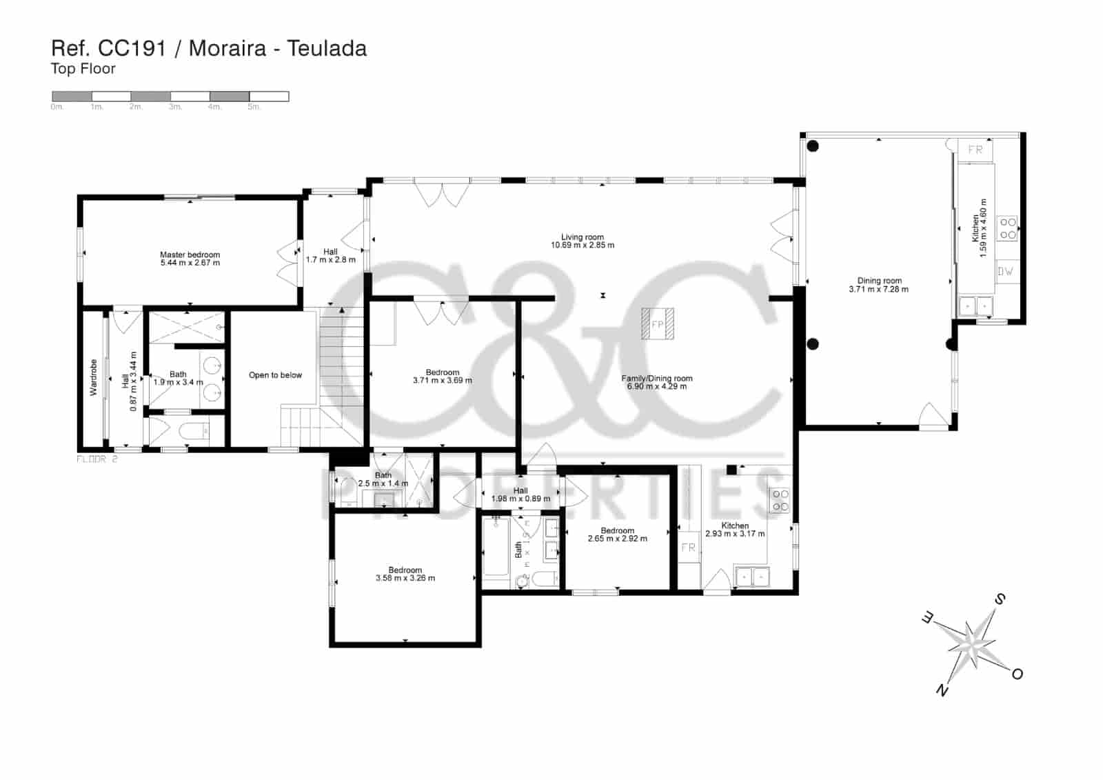 7 bedroom Villa for sale in Moraira with pool garage - € 995,000 (Ref: 7577607)