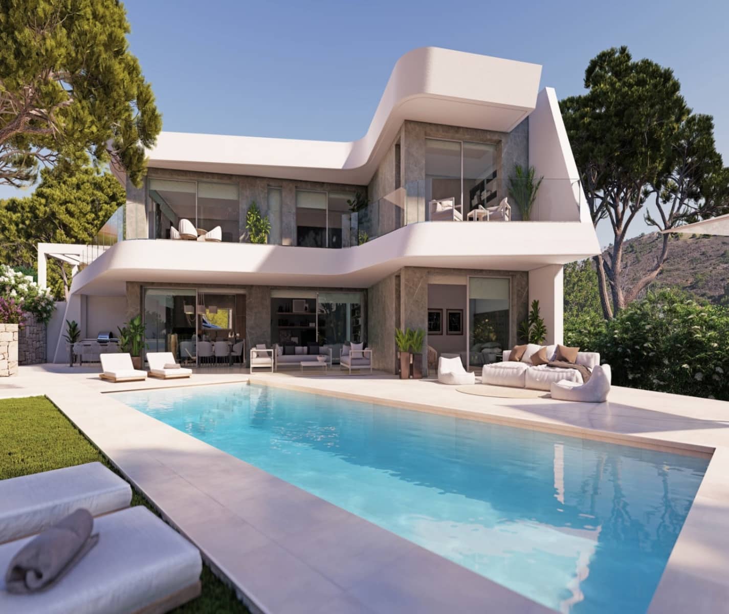 Chalet de 4 habitaciones en Moraira en venta con piscina garaje - 1.995.000 € (Ref: 7935943)