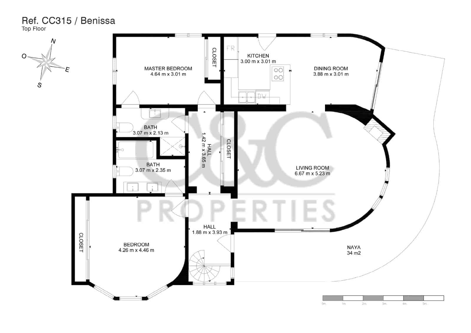 5 sypialnia Willa na sprzedaż w Benissa z basenem garażem - 1 295 000 € (Ref: 8418362)