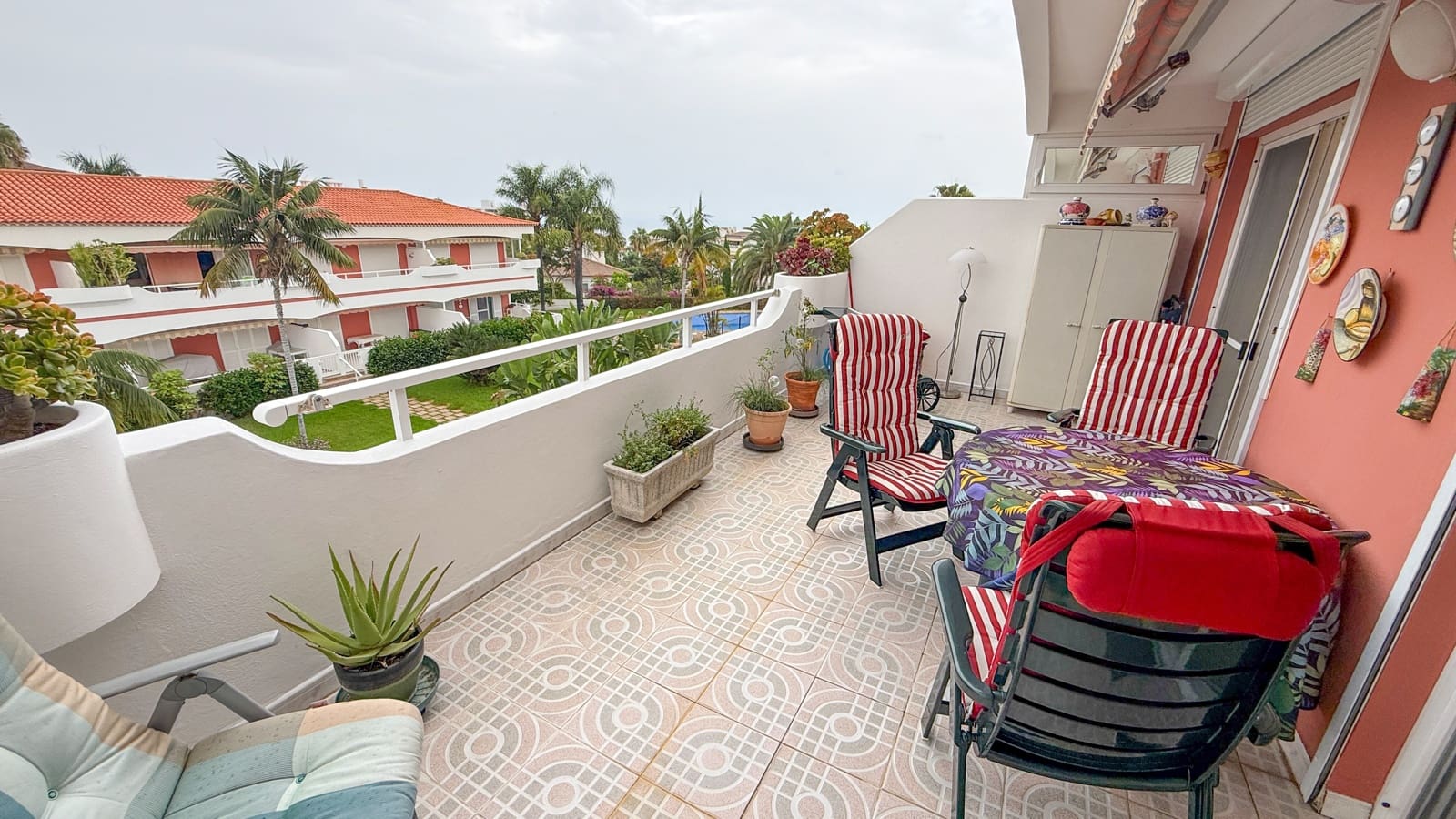 1 makuuhuone Huoneisto vuokrattavana paikassa Puerto de la Cruz mukana uima-altaan 
autotalli - 1 200 € (Ref: 10120819)