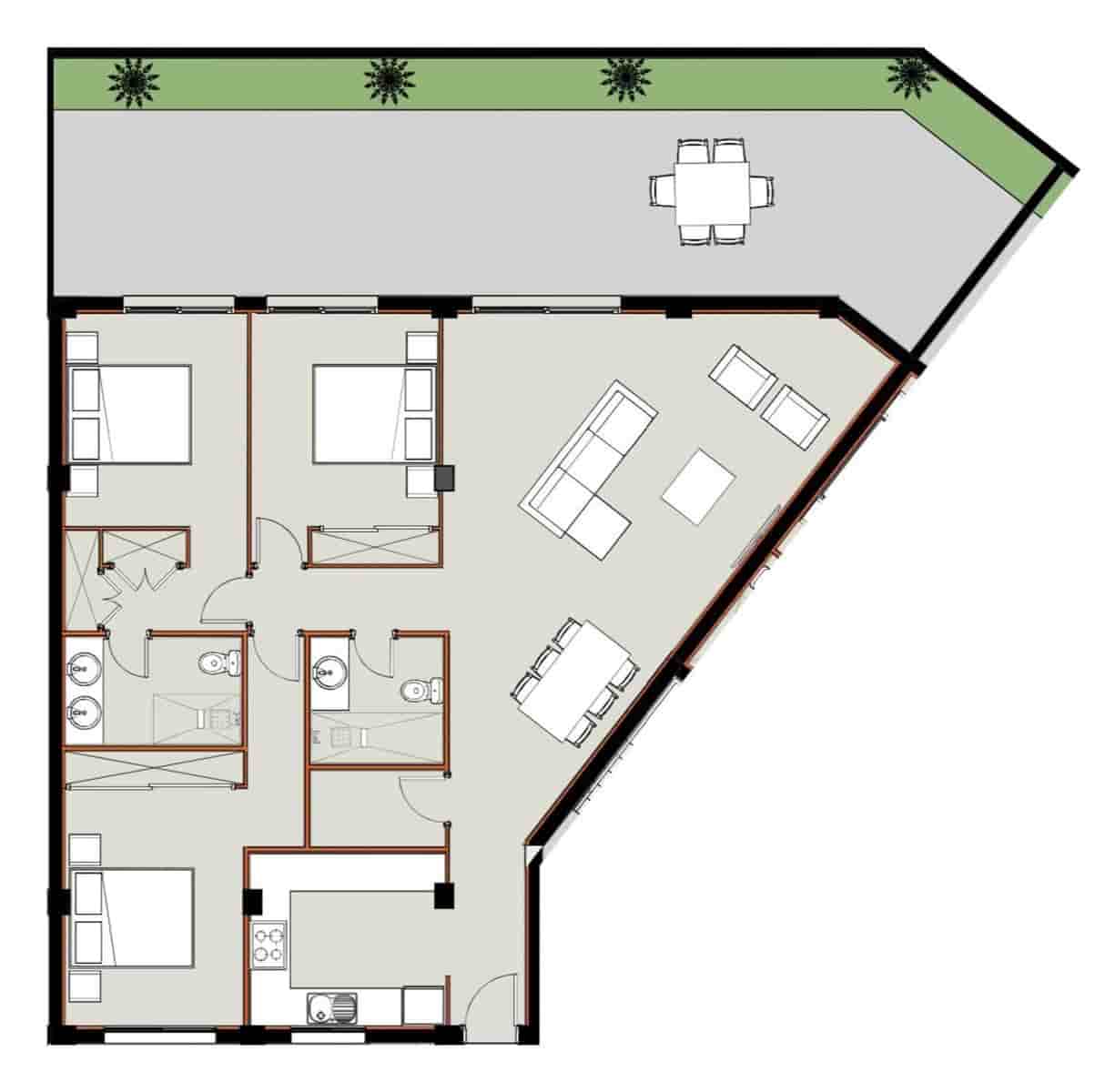3 chambre Appartement à vendre à San Miguel de Abona avec piscine garage - 495 058 € (Ref: 9118447)