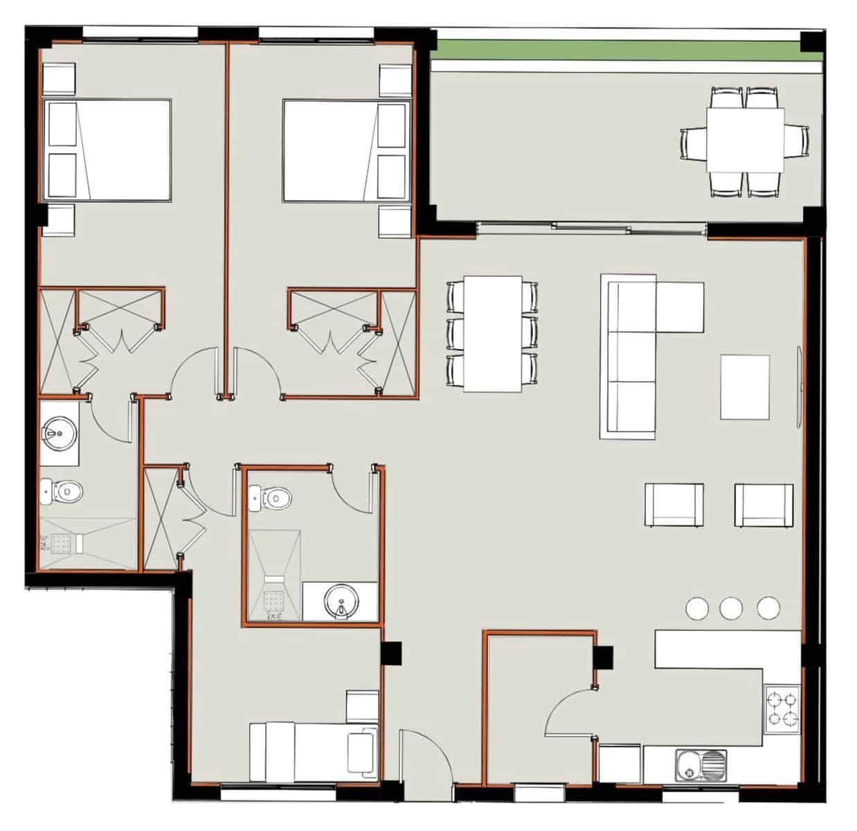 3 chambre Appartement à vendre à San Miguel de Abona avec piscine garage - 495 058 € (Ref: 9118447)
