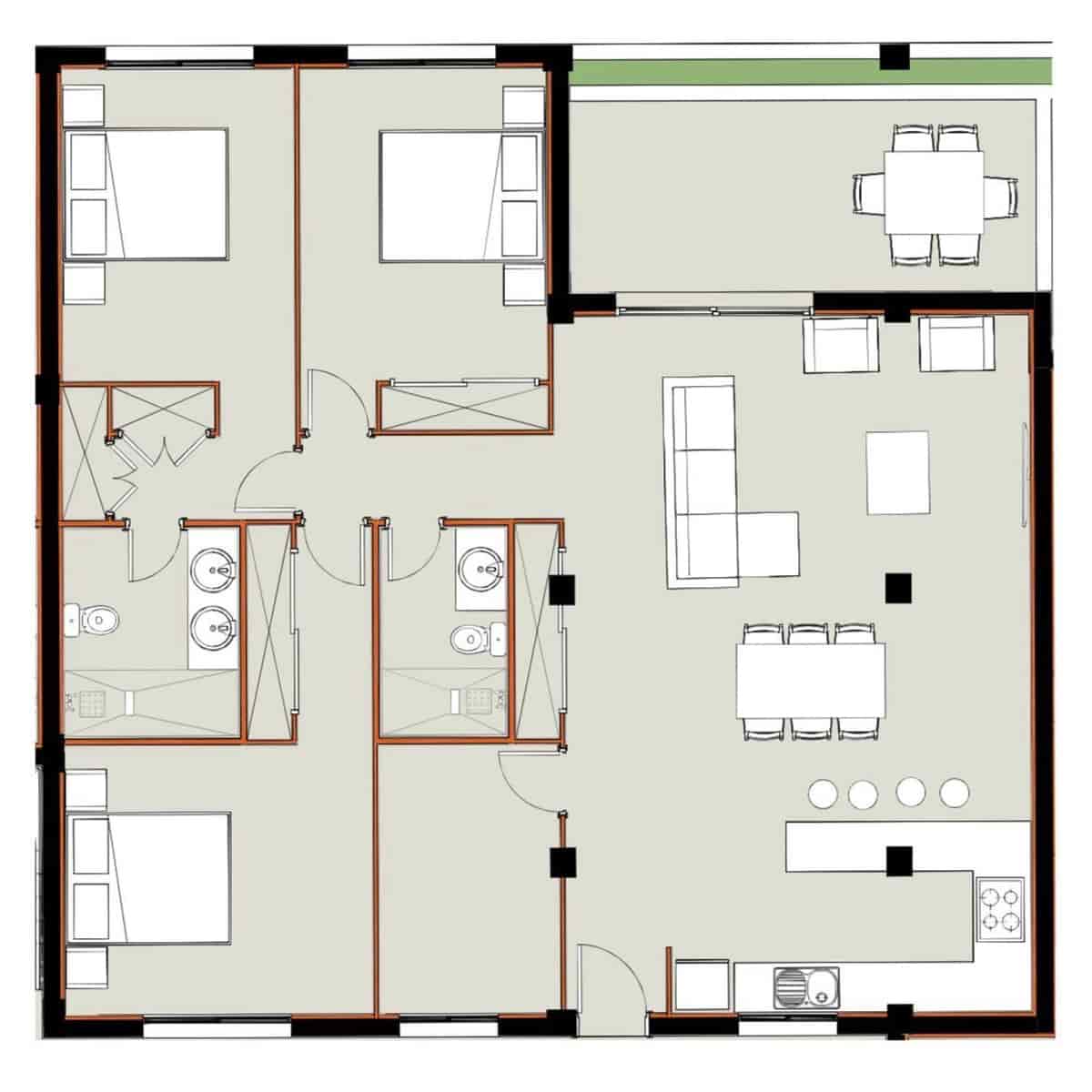 3 chambre Appartement à vendre à San Miguel de Abona avec piscine garage - 495 058 € (Ref: 9118447)