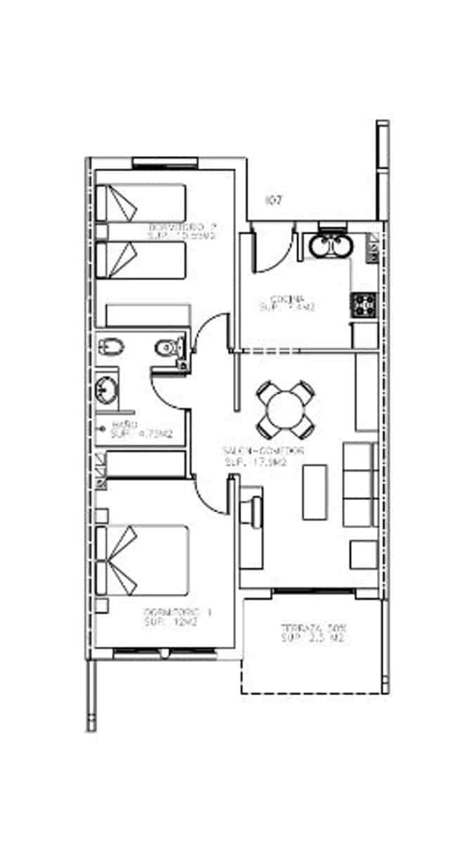 2 sovrum Lägenhet till salu i Aguilas med pool garage - 96 000 € (Ref: 9195286)