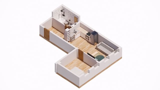 1 slaapkamer Appartement te koop in San Cristóbal de La Laguna met garage - € 236.000 (Ref: 9371236)