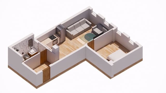 1 slaapkamer Appartement te koop in San Cristóbal de La Laguna met garage - € 236.000 (Ref: 9371236)