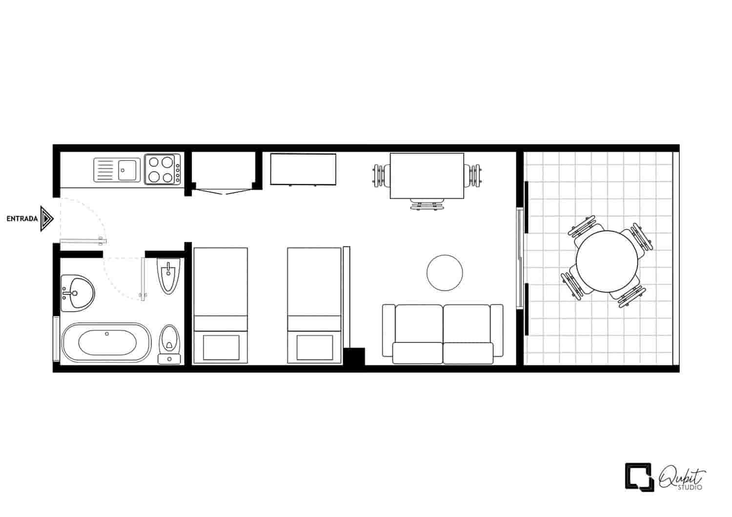 Leilighet til salgs i Playa de las Americas med svømmebasseng garasje - € 305 000 (Ref: 9780003)