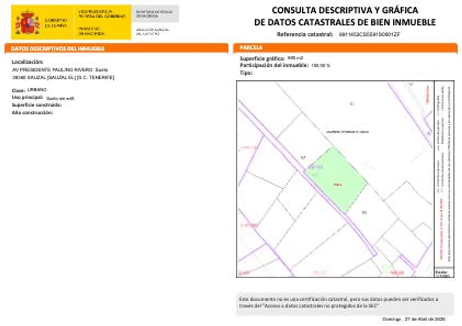 Undeveloped Land for sale in El Sauzal - € 330,000 (Ref: 9835198)