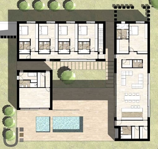 50 soverom Villa til salgs i Campos med svømmebasseng garasje - € 12 750 000 (Ref: 9928007)