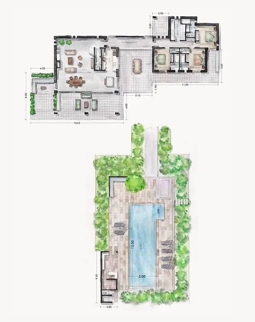 4 makuuhuone Maalaistalo myytävänä paikassa Ses Salines mukana uima-altaan - 3 190 000 € (Ref: 9928009)