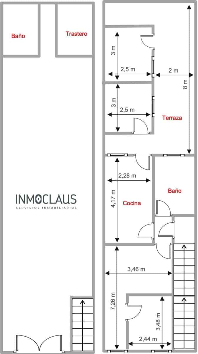 Pareado de 3 habitaciones en Inca en venta con garaje - 295.000 € (Ref: 9533841)