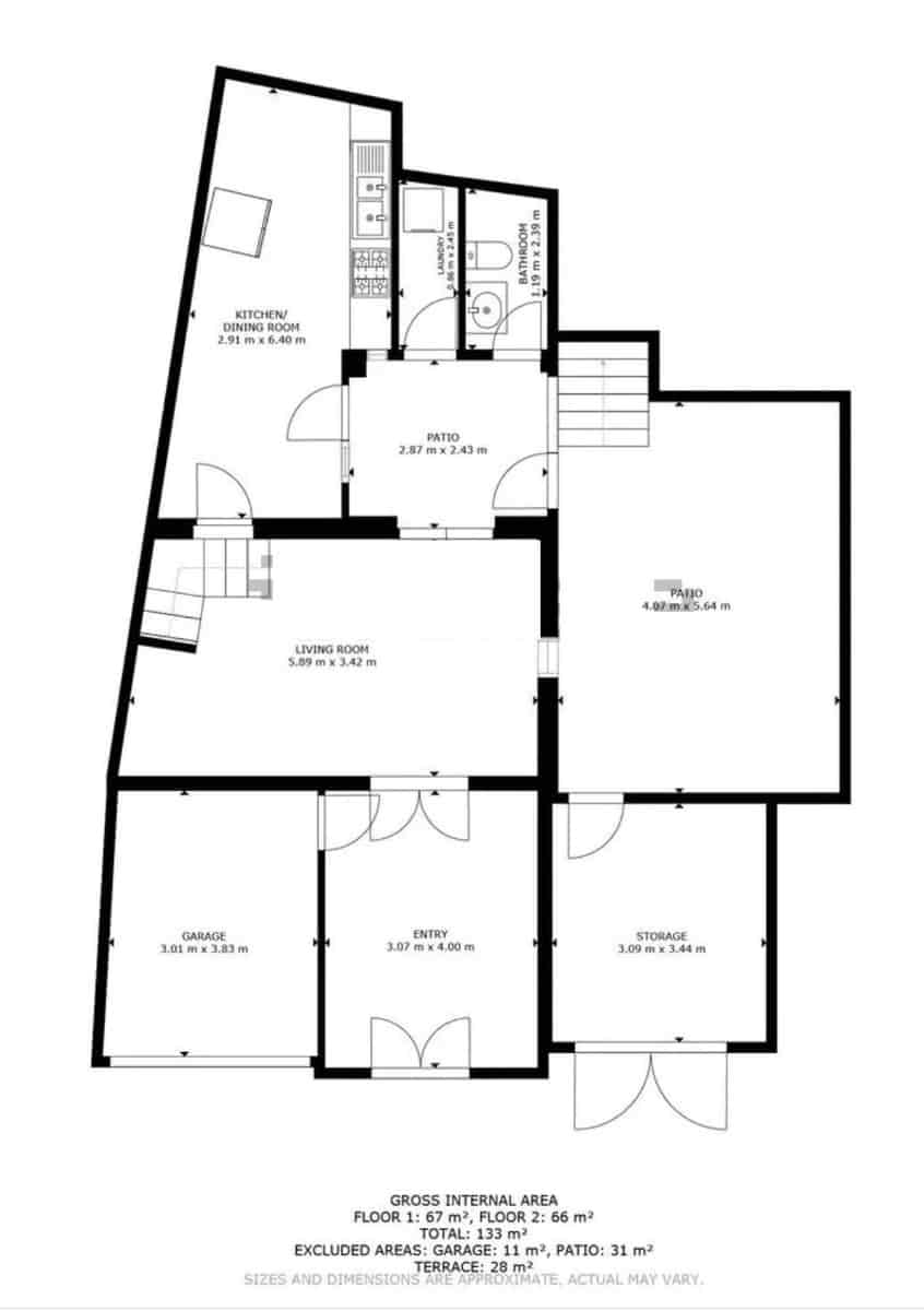 3 quarto Moradia Geminada para venda em Selva com garagem - 450 000 € (Ref: 9591410)
