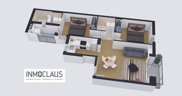 2 quarto Apartamento para venda em Palma de Mallorca - 385 000 € (Ref: 9851880)