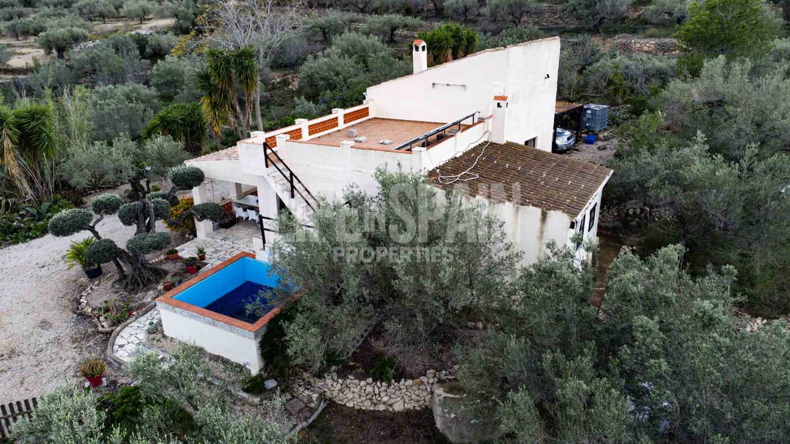 3 soveværelse Finca/Landehus til salg i El Perello med swimmingpool - € 295.000 (Ref: 8567597)