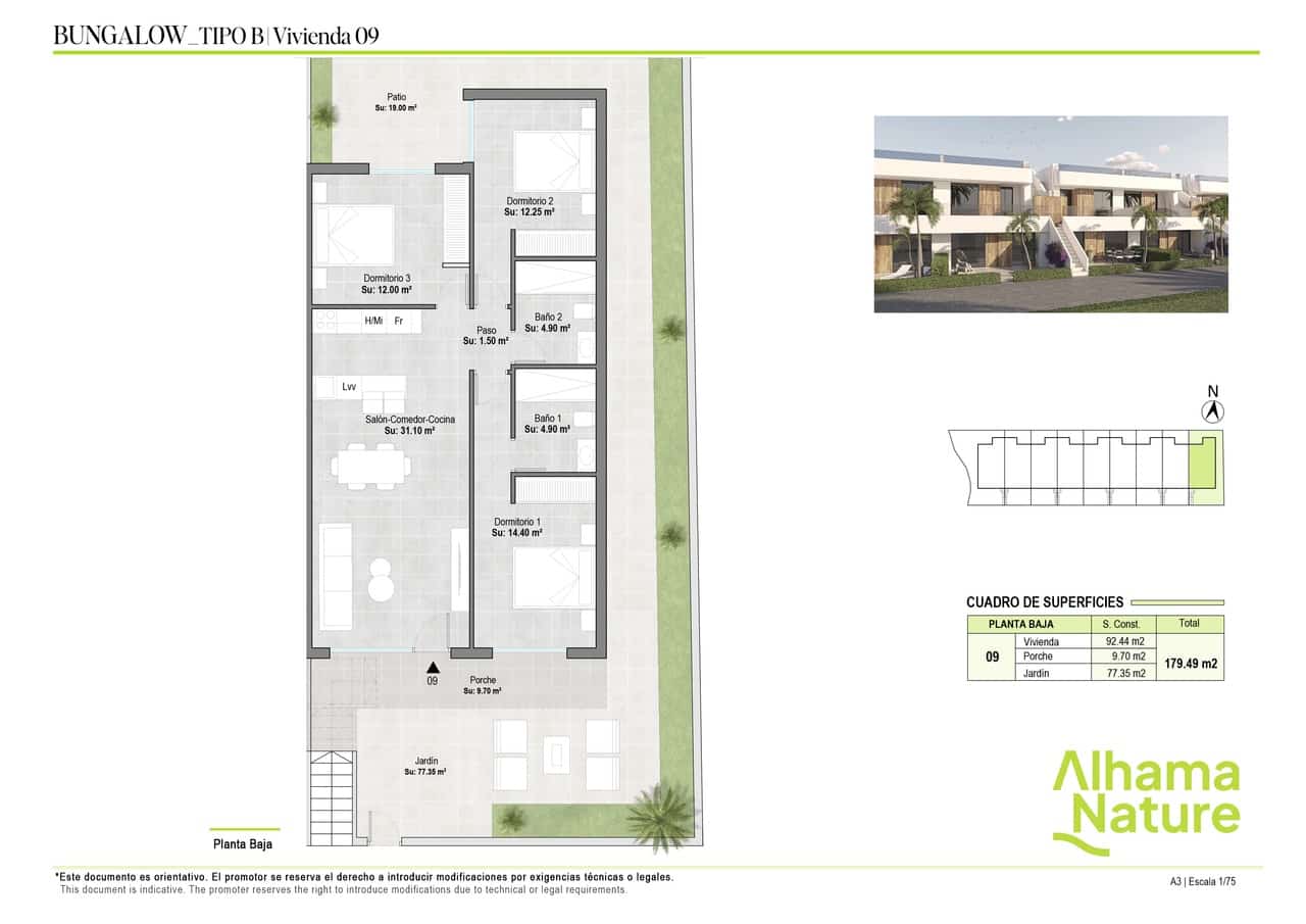 3 bedroom Apartment for sale in Condado de Alhama with pool - € 205,900 (Ref: 7660080)