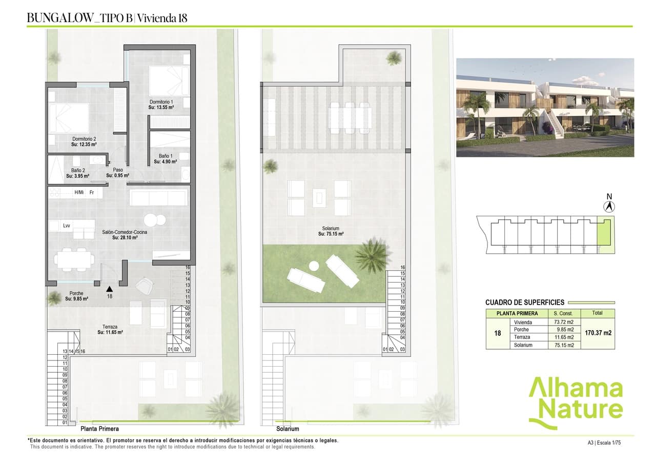 3 bedroom Apartment for sale in Condado de Alhama with pool - € 205,900 (Ref: 7660080)