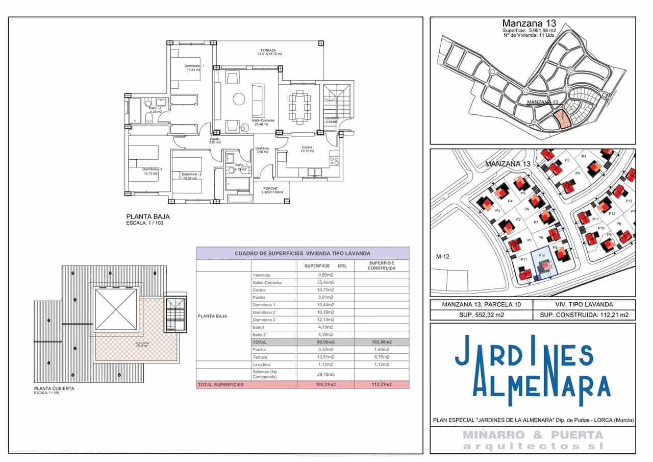 3 makuuhuone Huvila myytävänä paikassa Lorca - 254 000 € (Ref: 8609316)