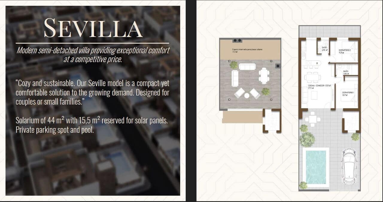 2 makuuhuone Huvila myytävänä paikassa La Pinilla mukana uima-altaan - 193 750 € (Ref: 8756548)