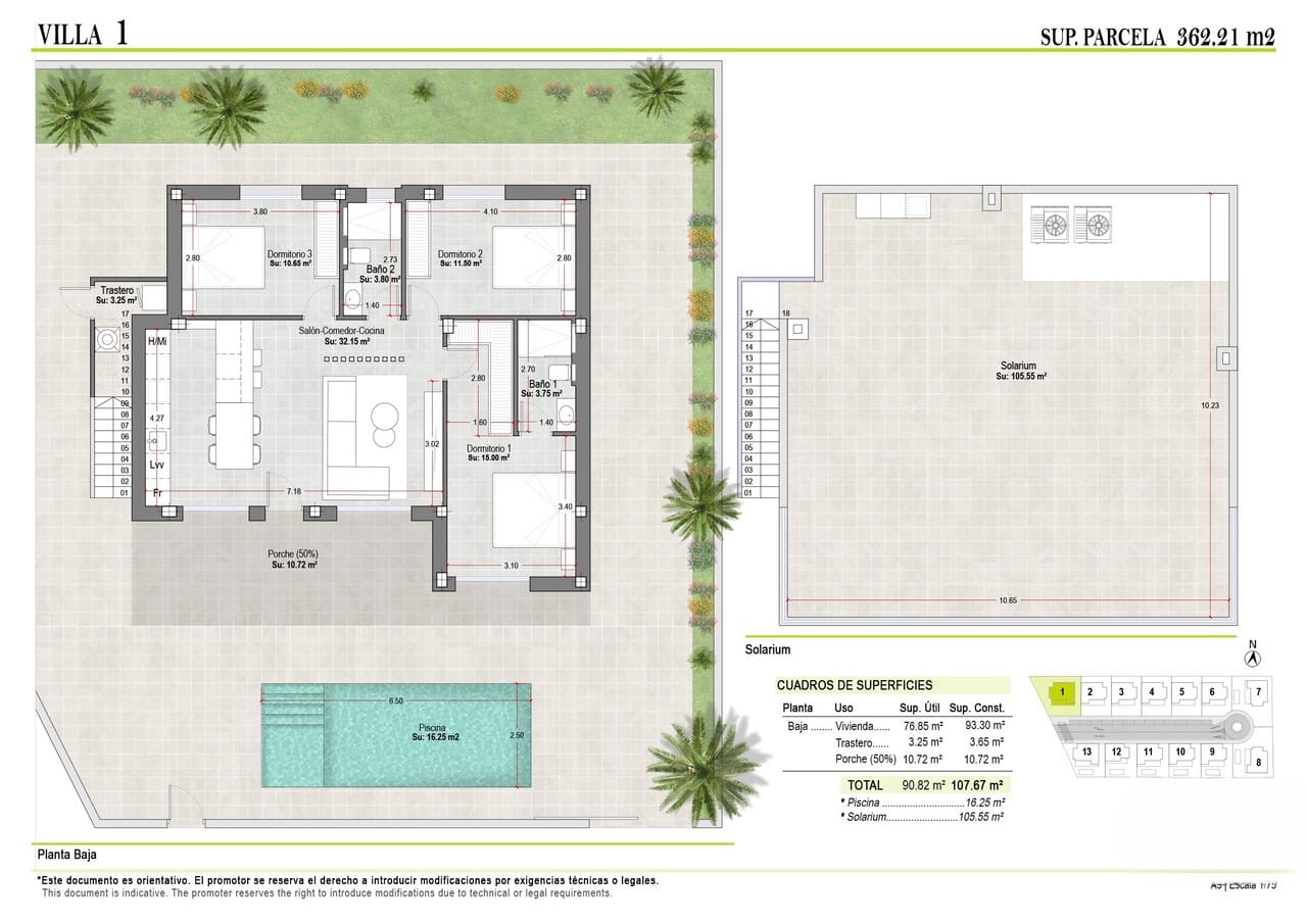 3 slaapkamer Villa te koop in Condado de Alhama met zwembad - € 369.900 (Ref: 9653110)