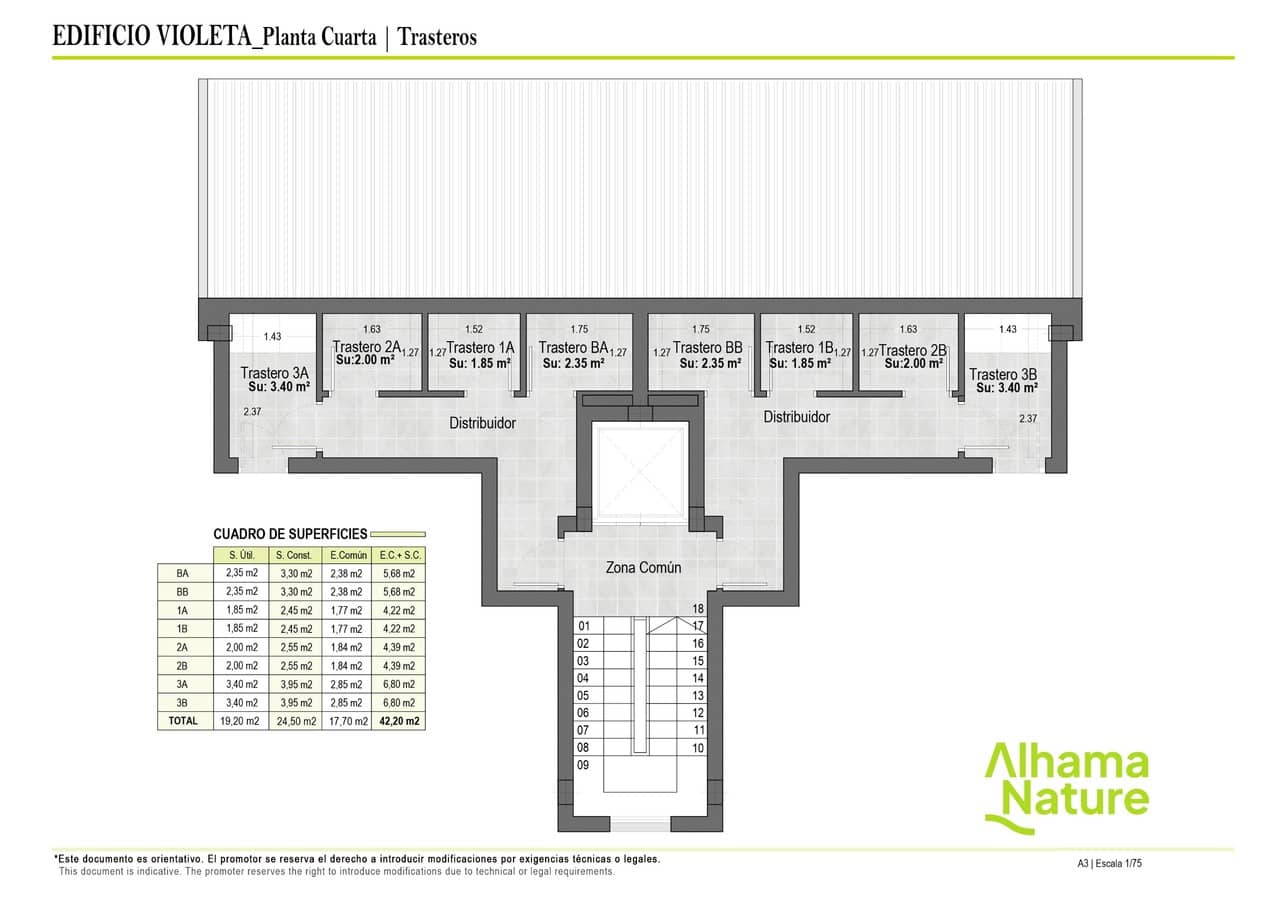 2 makuuhuone Huoneisto myytävänä paikassa Condado de Alhama mukana uima-altaan - 208 425 € (Ref: 9653359)