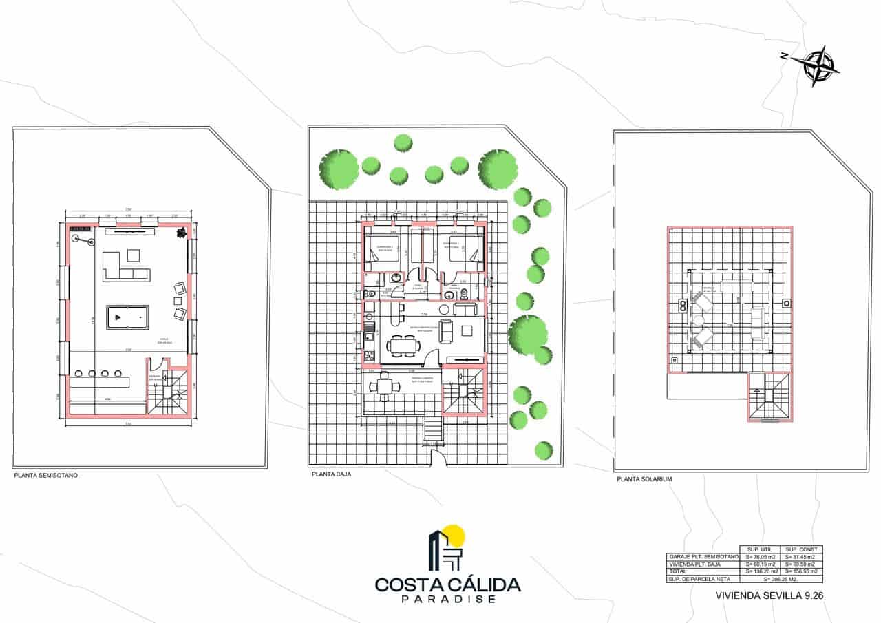 2 bedroom Villa for sale in Camposol with pool - € 289,000 (Ref: 9823473)