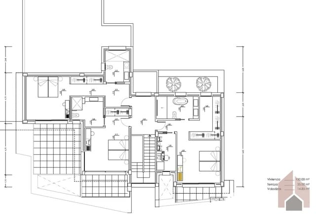 4 bedroom Villa for sale in Pueblo, Calpe / Calp - € 2,150,000 (Ref: 7698948)