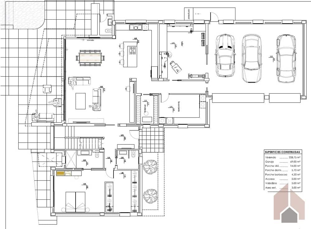 4 soveværelse Villa til salg i Calpe / Calp - € 2.150.000 (Ref: 7698948)