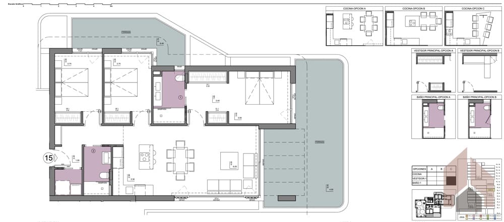 3 camera da letto Appartamento in vendita in Calpe / Calp - 830.000 € (Rif: 8815202)