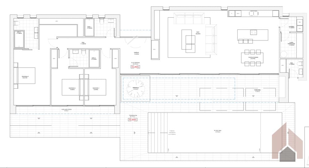 3 makuuhuone Huvila myytävänä paikassa Calpe / Calp - 1 525 000 € (Ref: 9046463)
