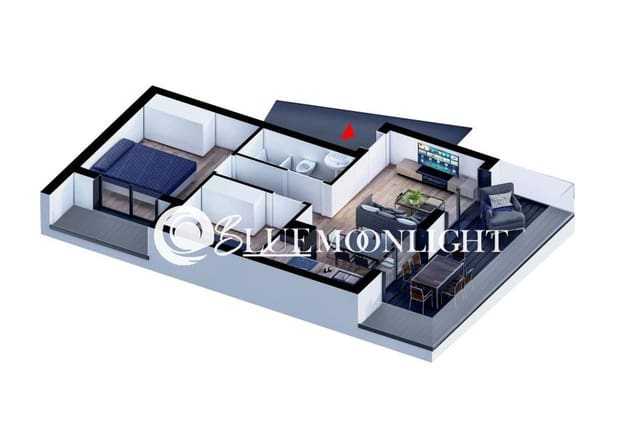 2 soverom Leilighet til salgs i Peñíscola med svømmebasseng garasje - € 185 000 (Ref: 9113133)