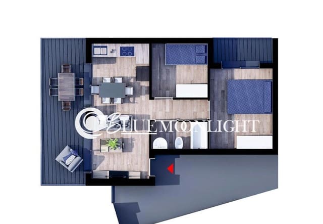 2 soverom Leilighet til salgs i Peñíscola med svømmebasseng garasje - € 185 000 (Ref: 9113133)