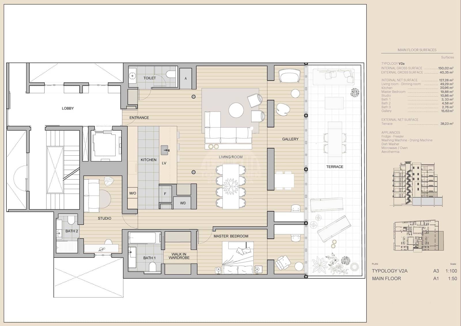 2 bedroom Apartment for sale in Barcelona city - € 1,890,000 (Ref: 8408864)