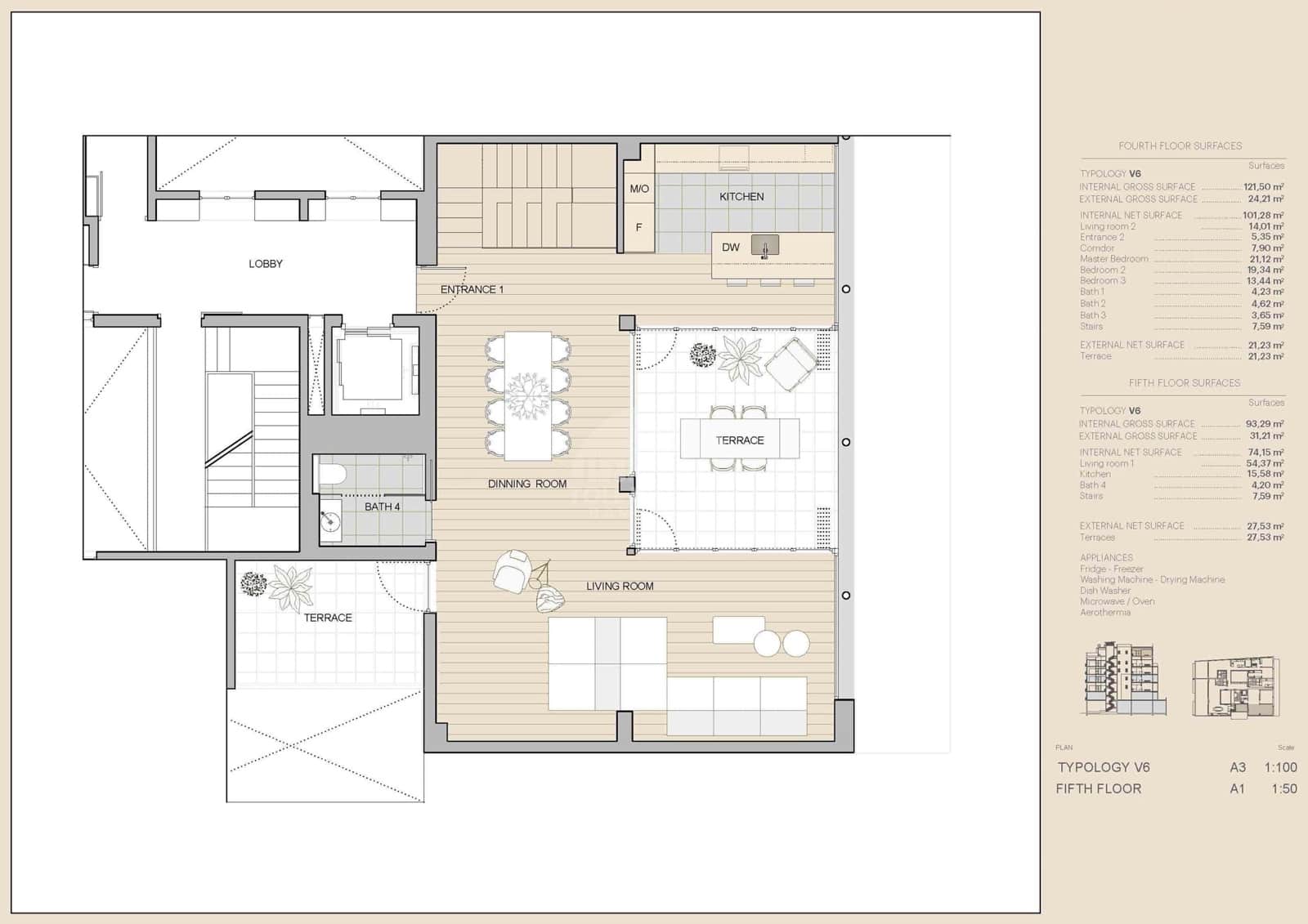 3 soveværelse Penthouse til salg i Barcelona by - € 4.300.000 (Ref: 8408865)